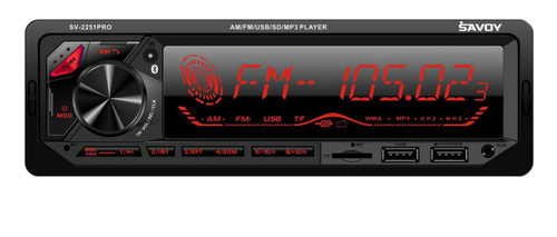 رادیو پخش ساووی مدل2251 پنل ثابت دارای بلوتوث