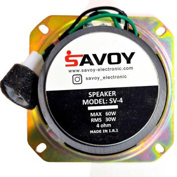 بلندگو فابریک جلو پرایدی ساووی savoy مدل SV-4 بسته دو عددی