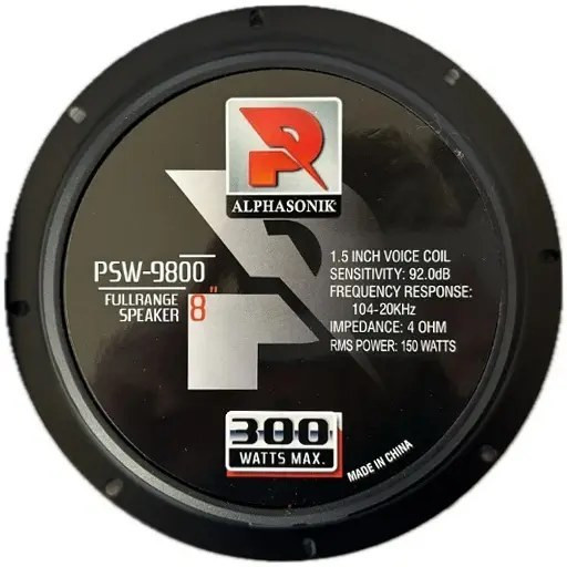 فول رنج خودرو آلفاسونیک مدل PSW-9800